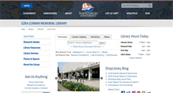 Desktop Screenshot of library.ship.edu